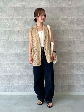 「LE TALON（ルタロン）のアイテム」を使った、chiakiさん（レディース・162cm）の夏コーディネート