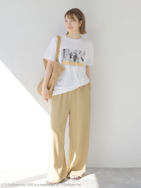 「MADE IN MADA（メイドインマダ）のアイテム」を使った、makotoさん（レディース・158cm）の春コーディネート