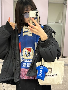 鈴木みゆうさん（レディース・163cm）の冬コーディネート