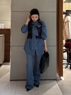 「アイテム（ブーツ）」を使った、ggkanoyzさん（レディース・151cm）の秋コーディネート
