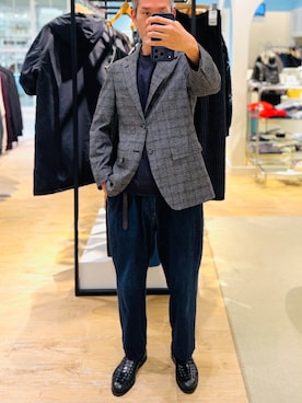 「NOLLEY’S（ノーリーズ）のアイテム」を使った、toshirosuzuki0406さん（メンズ・173cm）の秋コーディネート