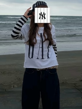 「GAP（ギャップ）のアイテム」を使った、自分が見返す用でsnsで好きな服装を投稿さん（レディース・158cm）の春コーディネート