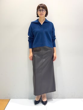 「INDIVI（インディヴィ）のアイテム」を使った、imurayamaさん（レディース・161cm）の秋コーディネート