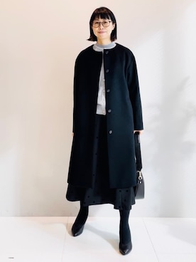 「アイテム（アンサンブル）」を使った、imurayamaさん（レディース・161cm）の冬コーディネート