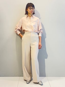 「INDIVI（インディヴィ）のアイテム」を使った、imurayamaさん（レディース・161cm）の春コーディネート