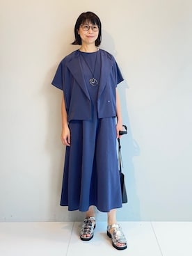 「INDIVI（インディヴィ）のアイテム」を使った、imurayamaさん（レディース・161cm）の春コーディネート