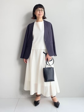 「INDIVI（インディヴィ）のアイテム」を使った、imurayamaさん（レディース・161cm）の春コーディネート