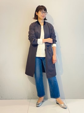 「INDIVI（インディヴィ）のアイテム」を使った、imurayamaさん（レディース・161cm）の春コーディネート