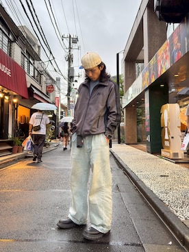 「BEAVER（ビーバー）のアイテム」を使った、Takahitoさん（メンズ・172cm）の夏コーディネート