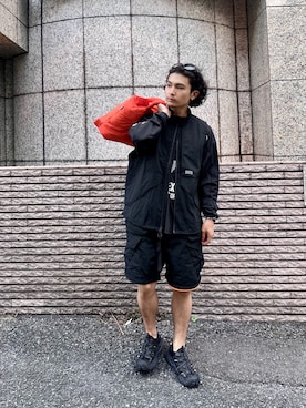 「BEAVER（ビーバー）のアイテム」を使った、Takahitoさん（メンズ・172cm）の夏コーディネート