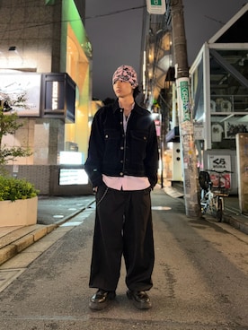 「BEAVER（ビーバー）のアイテム（ジャケット/アウター）」を使った、Takahitoさん（メンズ・172cm）の秋コーディネート
