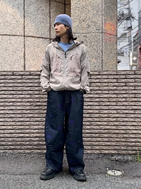 「MANASTASH（マナスタッシュ）のアイテム」を使った、Takahitoさん（メンズ・172cm）の夏コーディネート