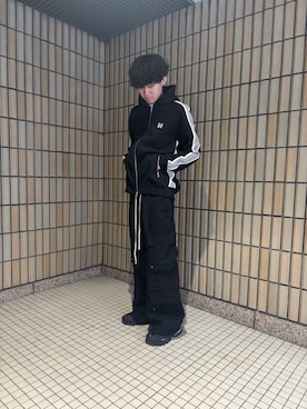 「Needles（ニードルス）のアイテム」を使った、renさん（メンズ・180cm）の夏コーディネート