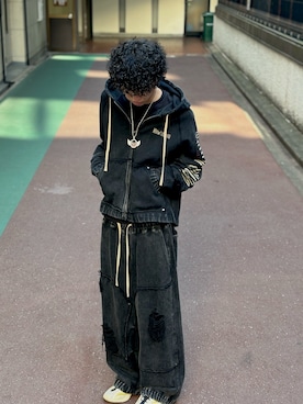 「アイテム（パンツ）」を使った、renさん（メンズ・180cm）の冬コーディネート