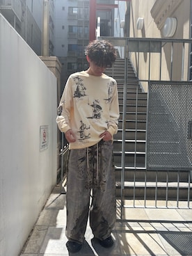 「DANKE SCHON（ダンケシェーン）のアイテム」を使った、renさん（メンズ・180cm）の夏コーディネート