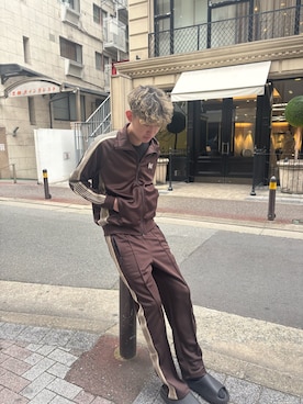 「Needles（ニードルス）のアイテム（トップス）」を使った、renさん（メンズ・180cm）の春コーディネート