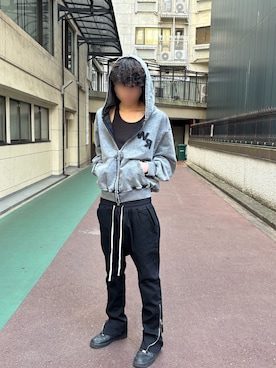 「アイテム（パンツ）」を使った、renさん（メンズ・180cm）の秋コーディネート