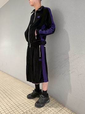 「Needles（ニードルス）のアイテム」を使った、renさん（メンズ・180cm）の夏コーディネート