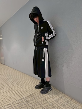 「Needles（ニードルス）のアイテム」を使った、renさん（メンズ・180cm）の夏コーディネート