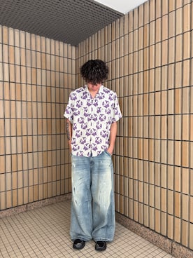 「ASICS（アシックス）のアイテム」を使った、renさん（メンズ・180cm）の夏コーディネート