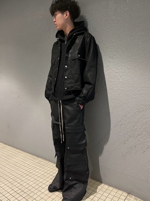 DankeSchon/ダンケシェーン/COATING FLARE CARGOPANTS（カーゴパンツ
