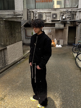 「アイテム（パンツ）」を使った、renさん（メンズ・180cm）の秋コーディネート