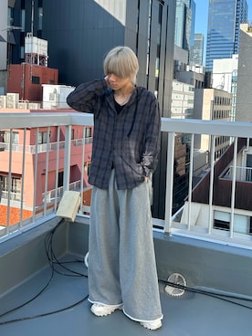 「B.R.U（ブル）のアイテム」を使った、bruofficialさん（メンズ・172cm）の春コーディネート