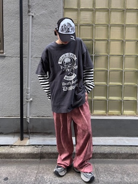 「B.R.U（ブル）のアイテム」を使った、bruofficialさん（レディース・162cm）の春コーディネート