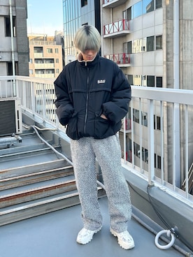 「デート/ロマンティック」｜「アイテム（ダウンジャケット/コート）」を使った、bruofficialさん（メンズ・173cm）の秋コーディネート