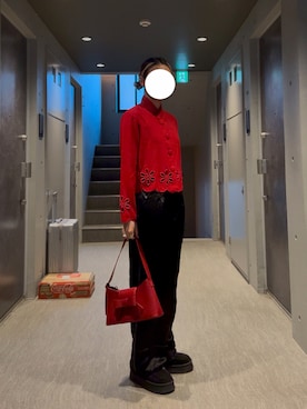 「GRL（グレイル）のアイテム（スリッポン）」を使った、motimotimocchiさん（レディース・161cm）の秋コーディネート