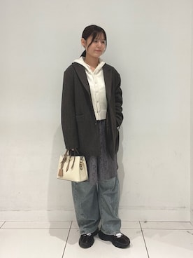 「アイテム（キャミソール）」を使った、nanamiさん（レディース・160cm）の秋コーディネート