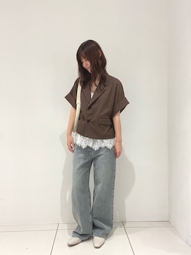 nanamiさん（レディース・160cm）の春コーディネート