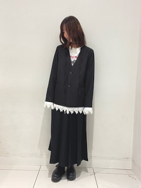 nanamiさん（レディース・160cm）の冬コーディネート