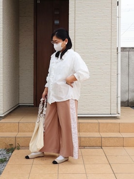 「tone（トーン）のアイテム」を使った、rinaさん（レディース・158cm）の春コーディネート