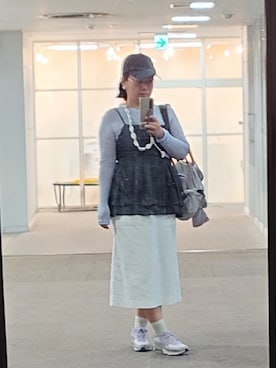 「Handmade（ハンドメイド）のアイテム」を使った、rinaさん（レディース・158cm）の夏コーディネート