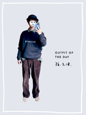 「U.S. POLO ASSN.（ユーエスポロアッスン）のアイテム（ポロシャツ、ブラック系）」を使った、glnlさん（レディース・161cm）の春コーディネート