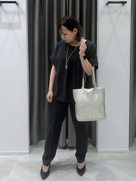 「MILOS（ミロス）のアイテム」を使った、mamiさん（レディース・150cm）の春コーディネート