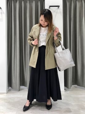 「MILOS（ミロス）のアイテム」を使った、mamiさん（レディース・150cm）の春コーディネート