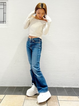 「ESPERANZA（エスペランサ）のアイテム」を使った、Maoさん（レディース・152cm）の春コーディネート