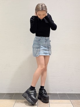 「ESPERANZA（エスペランサ）のアイテム」を使った、Maoさん（レディース・152cm）の春コーディネート