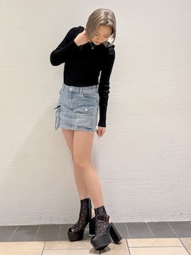 「ESPERANZA（エスペランサ）のアイテム」を使った、Maoさん（レディース・152cm）の春コーディネート