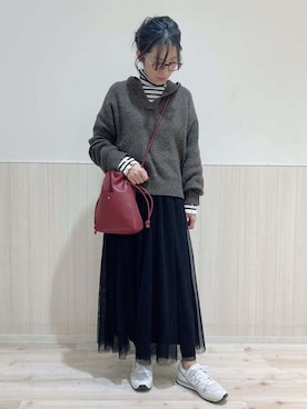 りょうちんさん(レディース・160cm)の冬コーディネート