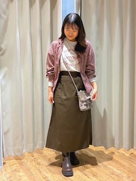 もんちゃんさん(レディース・158cm)の秋コーディネート