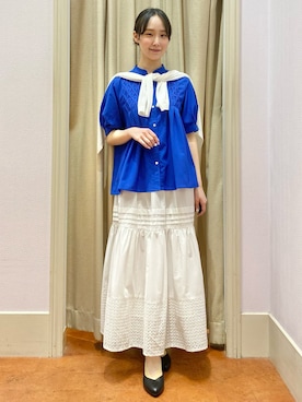 「grove（グローブ）のアイテム」を使った、あい梨さん（レディース・157cm）の春コーディネート