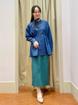 「grove（グローブ）のアイテム」を使った、あい梨さん（レディース・157cm）の春コーディネート