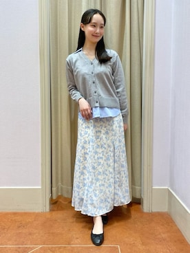 「COCUE（コキュ）のアイテム」を使った、あい梨さん（レディース・157cm）の冬コーディネート