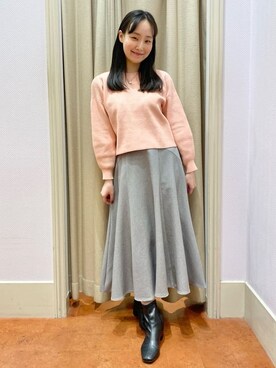 あい梨さん（レディース・157cm）の冬コーディネート