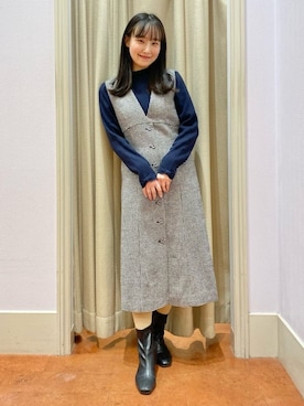 あい梨さん(レディース・157cm)の冬コーディネート