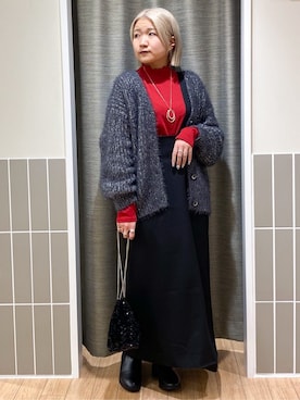 myuさん(レディース・150cm)の冬コーディネート