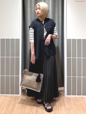 myuさん(レディース・150cm)の春コーディネート